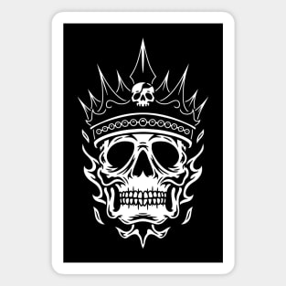 Noble Vintage Skull King Magnet